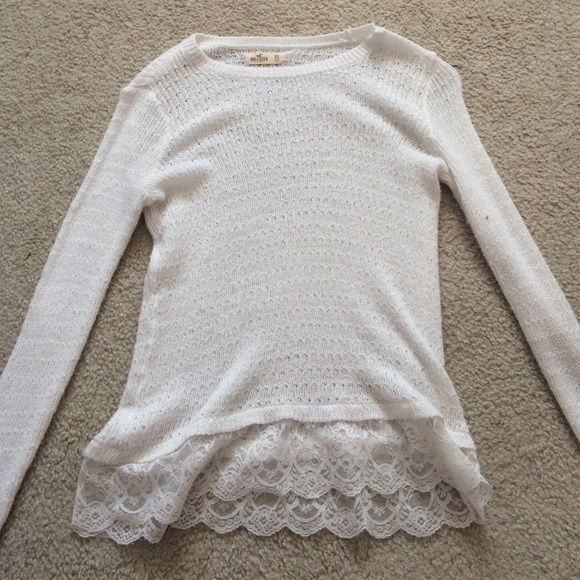 Long sleeve lace shirt