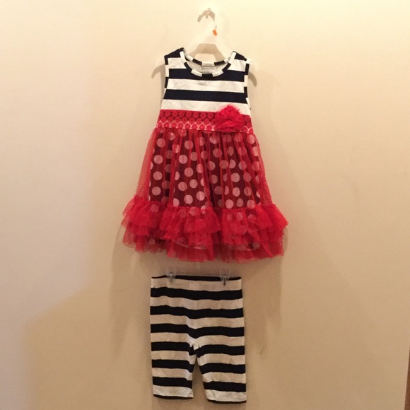 NWT Dress With pretty ruffles