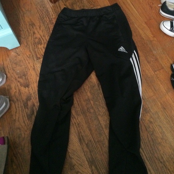Adidas black skinny sweatpants