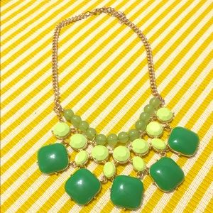 Target Green Statement Necklace