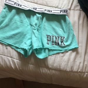 brand pink pajama shorts