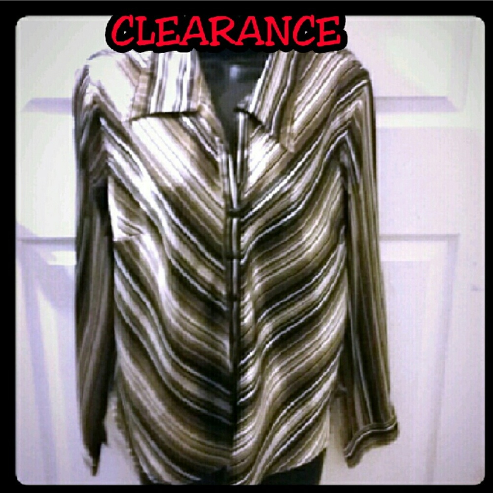 PreLoved button down blouse