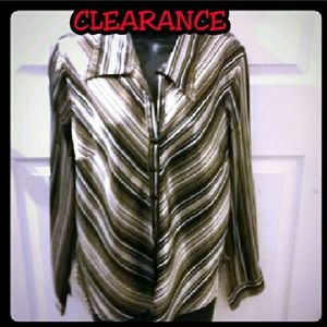 PreLoved button down blouse