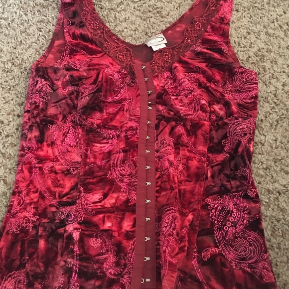 Large corset style top