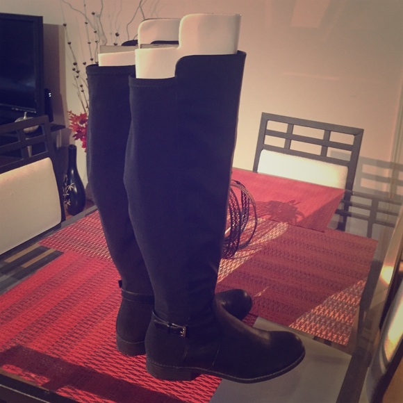 Wide leg over the knee boots! Worn once