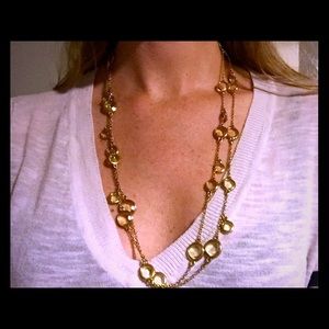 Kate Spade long layering necklace - gold