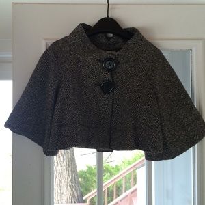 Forever 21 tweed capelet