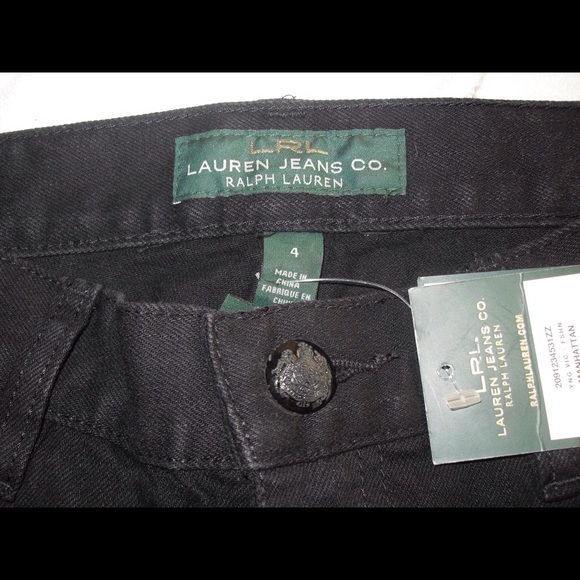 Ralph Lauren Jeans, Size 4, black stone on pockets