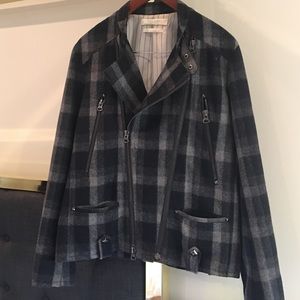 Men's Fall/winter plaid jacket
