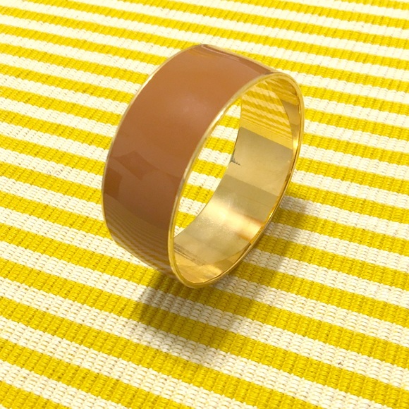 J Crew Large Brown Bangle