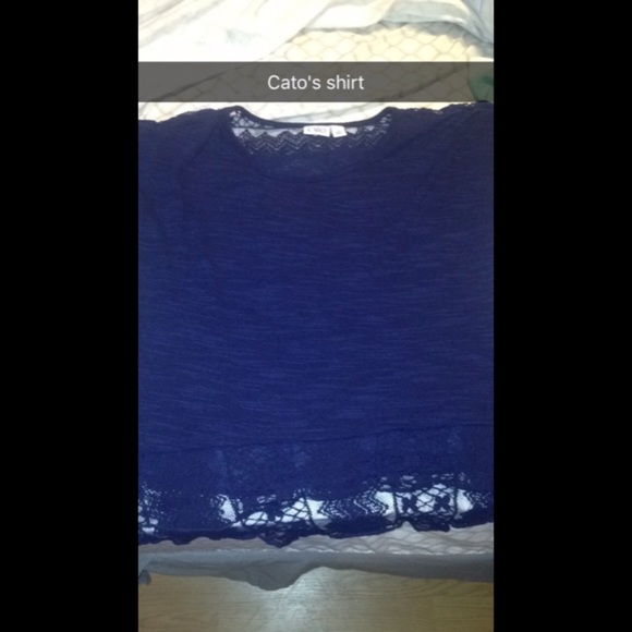 Cato's high low shirt.