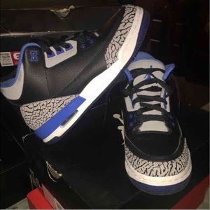 JORDANS 3 Retro Blue