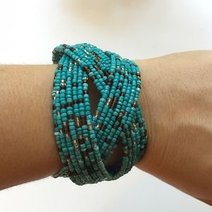 Turquoise cuff bracelet