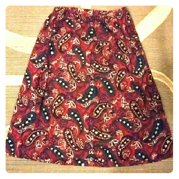 PreLoved Colorful Vintage Skirt