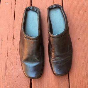 Subtlety worn Brown "Keds" Slipons (Size: 10)