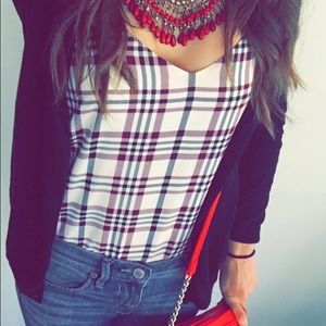 Express plaid Barcelona cami