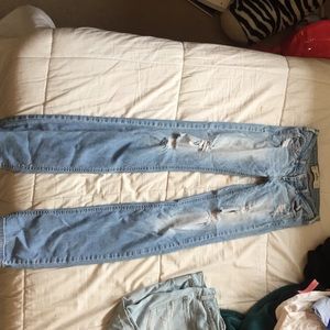 hollister ripped jeans