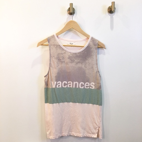 Madewell 'Vacances' sleeveless top