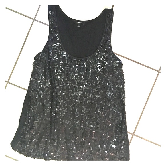 Express glitter top