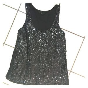 Express glitter top
