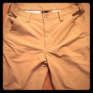 Under amour men's golf shorts - 32 khaki