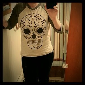 Rude Sugar Skull tee