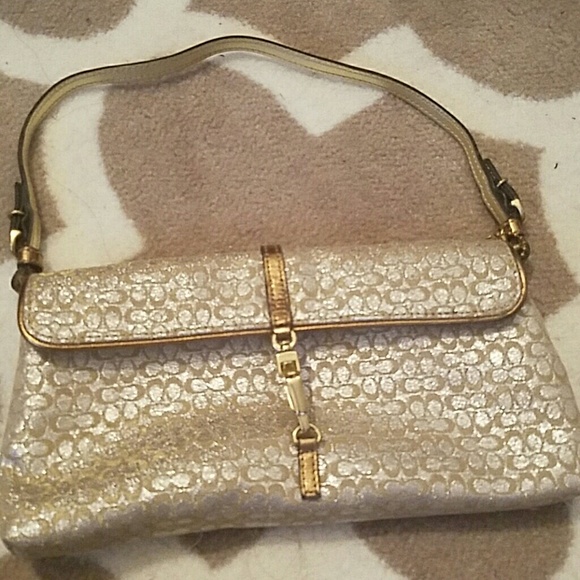 87 off Coach Handbags Coach evening bag 1 Day Sale from Bridget's