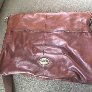 Fossil purse brown leather