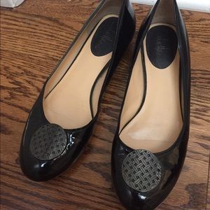 Cole Haan Nike Air black patent flats - size 10
