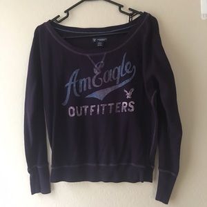 Purple American Eagle Long Sleeve