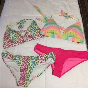 2 Victoria's Secret PINK mix and match swimsuits