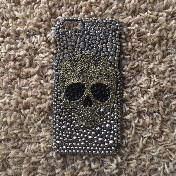 Studded Sugar Skull iPhone 6/6s Case