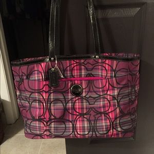 Coach large tote/diaper bag