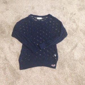 Hollister woven knit sweater