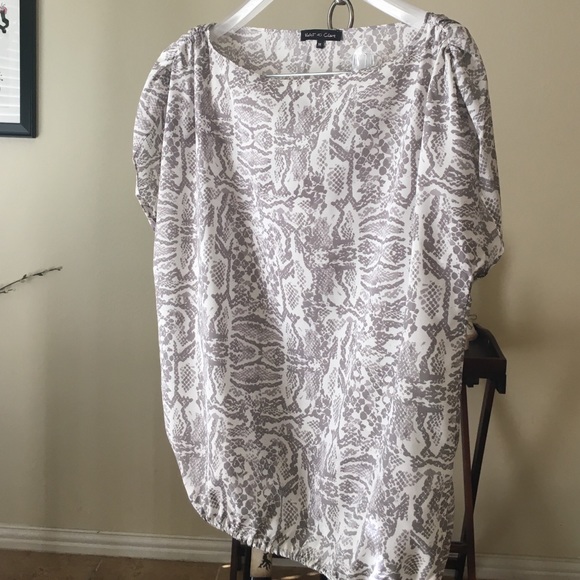 Snakeskin pattern blouse
