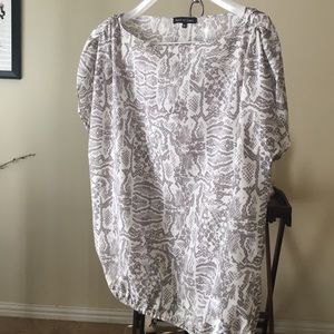 Snakeskin pattern blouse