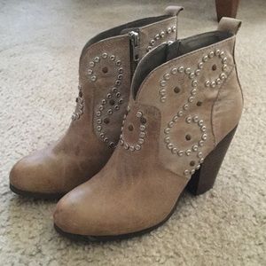 Steve Madden Leather Ankle Booties