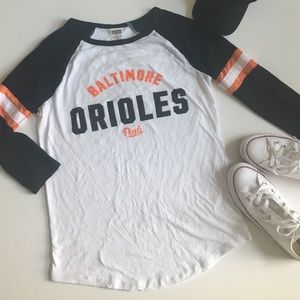 PINK Baltimore Orioles Baseball Tee