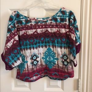 Cute Patterned Crop Top
