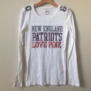 PINK New England Patriots Long Sleeve Tee