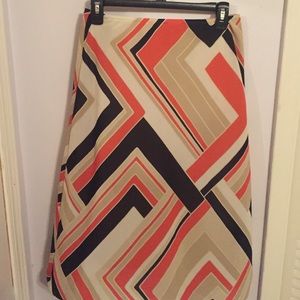 New York & Company Patterned Skirt