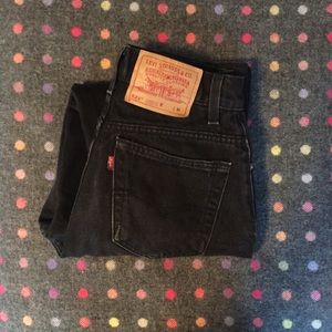 High waist stone wash Levis