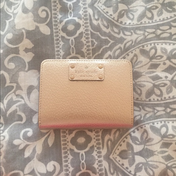 Kate Spade brand new gold wallet