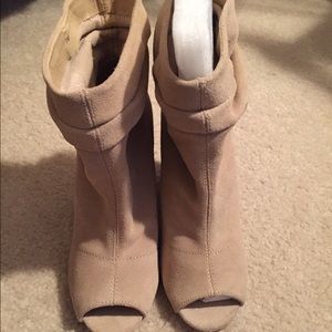 Nine West peep toe booties