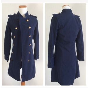 Navy blue coat