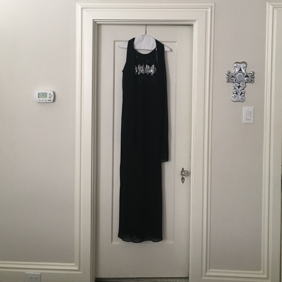 Long Black Evening Gown