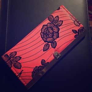 Gorgeous red and black wallet