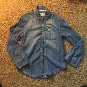 Abercrombie button down denim shirt