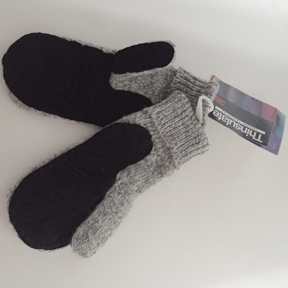 Aris Isotoner Thinsulate Mittens, One Size - Picture 2 of 4