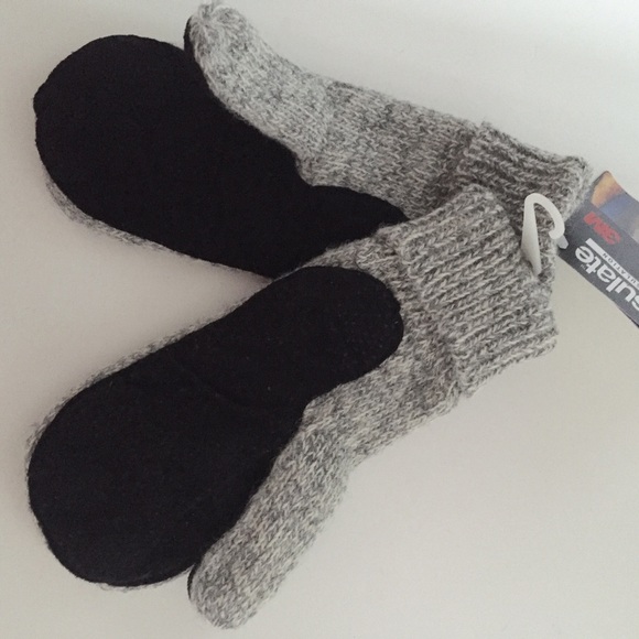 Aris Isotoner Thinsulate Mittens, One Size - Picture 4 of 4